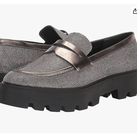 Franco Sarto Womens Balin Lug Sole Chunky Loafer - Picture 2 of 7